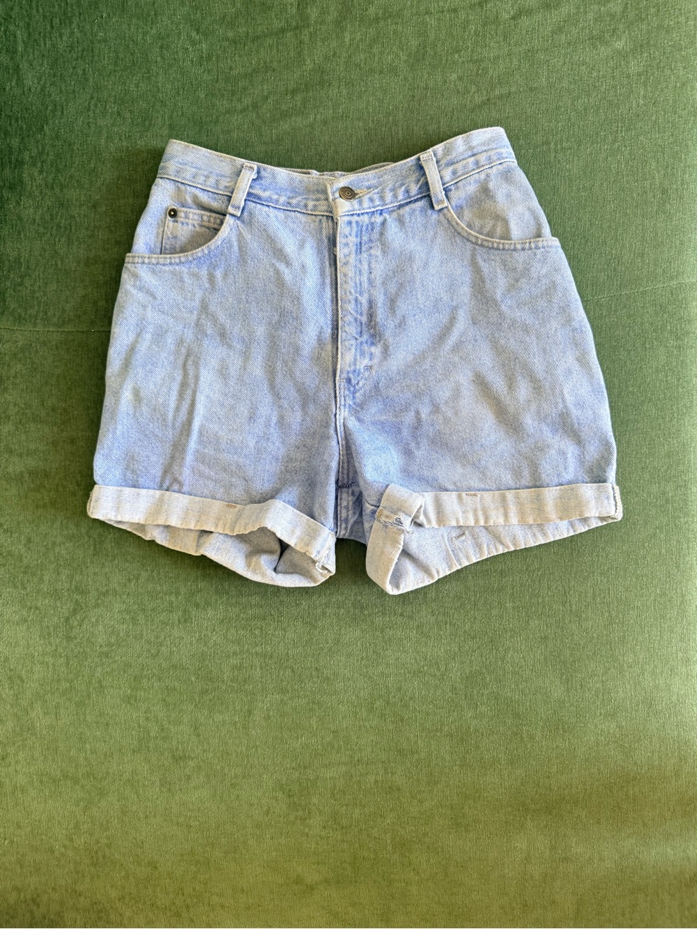 Vintage Gitano Light Wash Denim High-Rise Women's Shorts